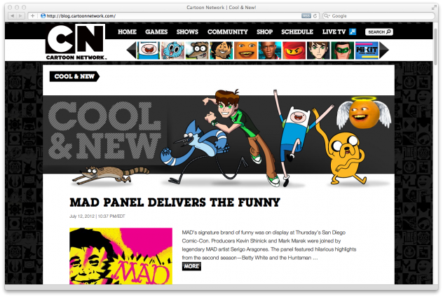 Cartoon network shows deals 2012