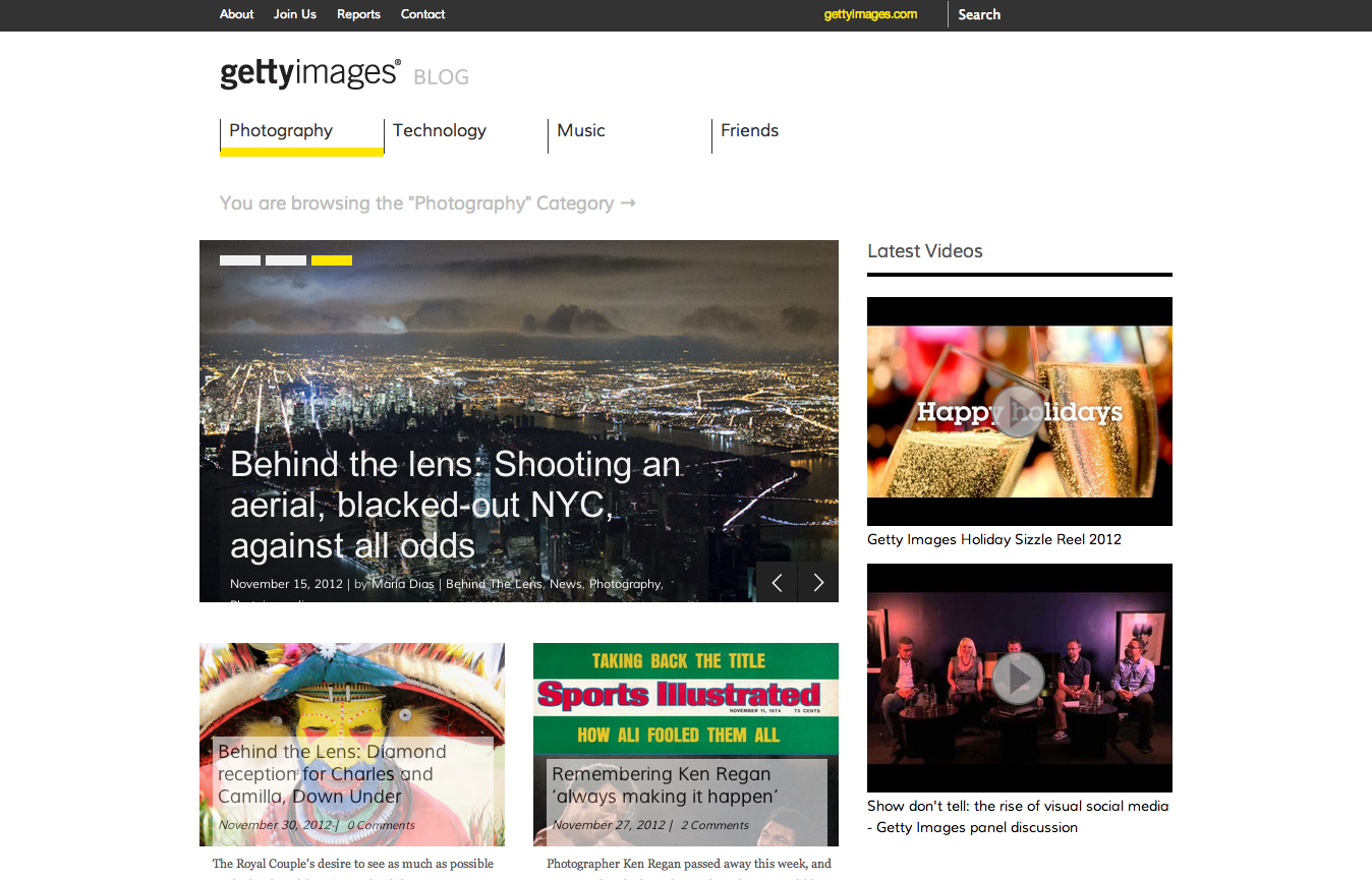 Photography | The Getty Images Blog