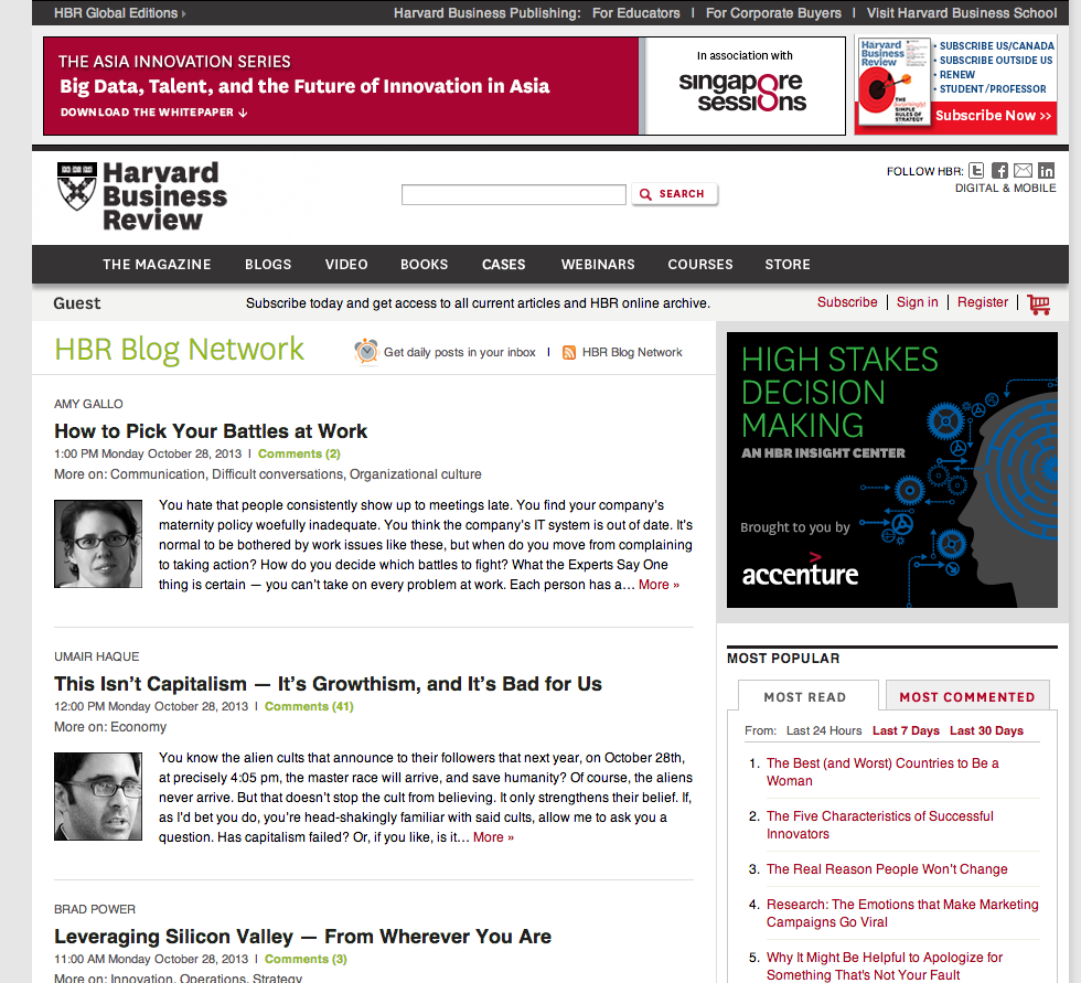 Harvard Business Review Blog Network