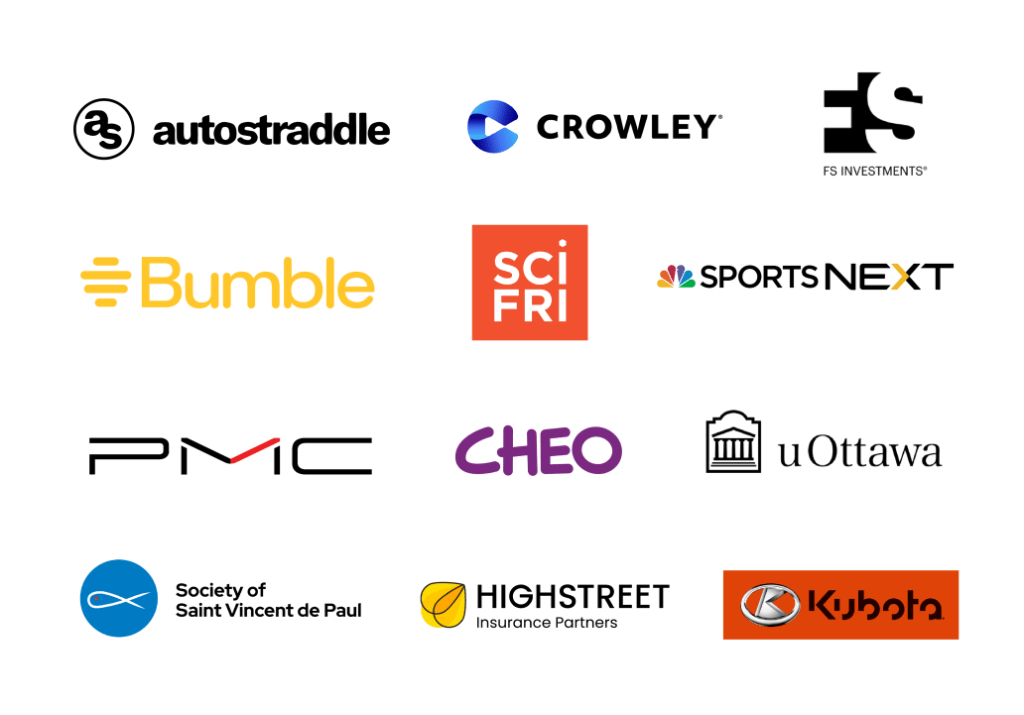 Grid of 12 company logos showcasing digital solution integration and publishing partnerships.