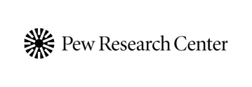 Pew Research Center logo for digital solution analytics and content publishing platform.