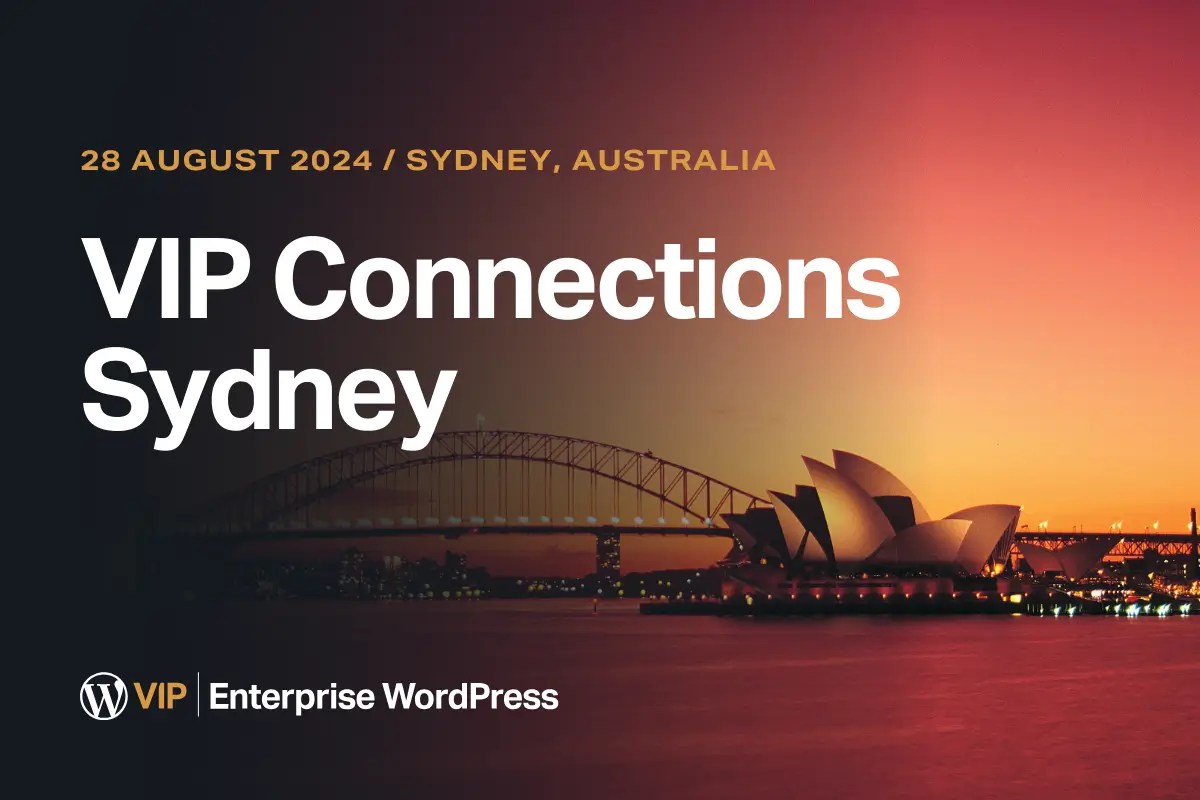 Sunset with the text VIP Connections Sydney