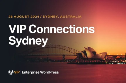 Sunset with the text VIP Connections Sydney
