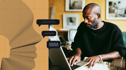 Man working at computer