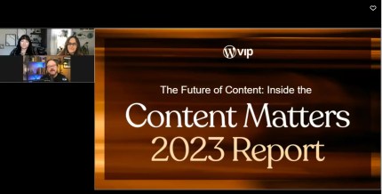 The future of content: inside the content matters 2023 report