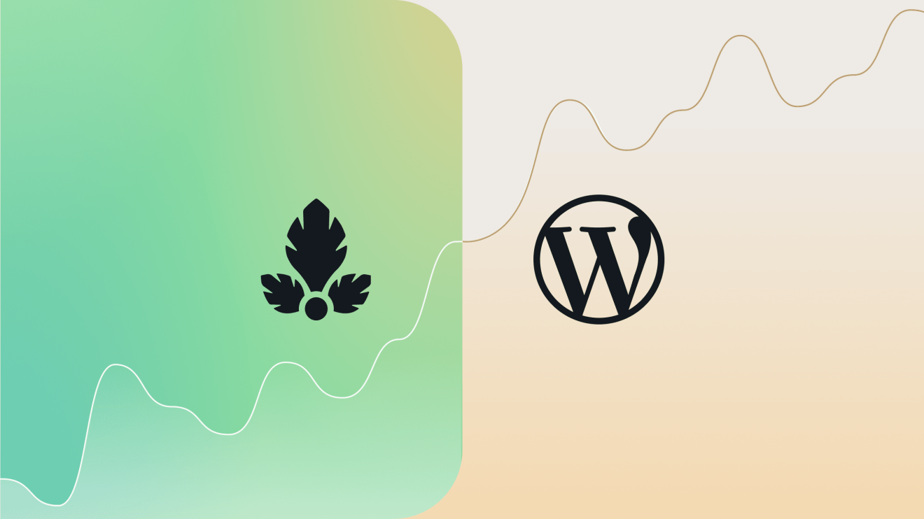 Parse.ly logo and WordPress logo representing digital solution integration for editorial workflow or content management.