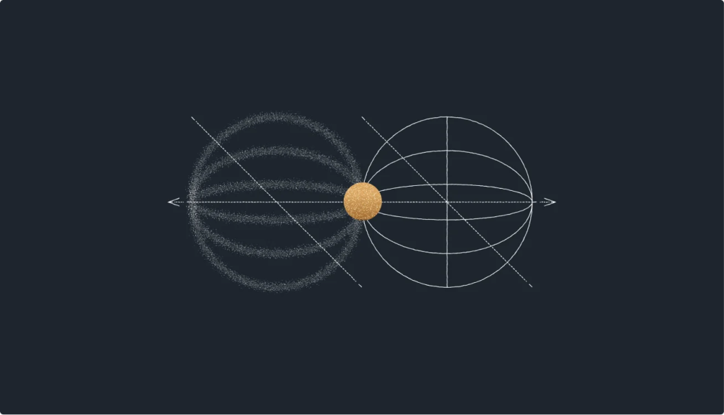 Connected network and wireframe globe diagrams illustrating the balance between headless CMS flexibility and integrated platform capabilities.