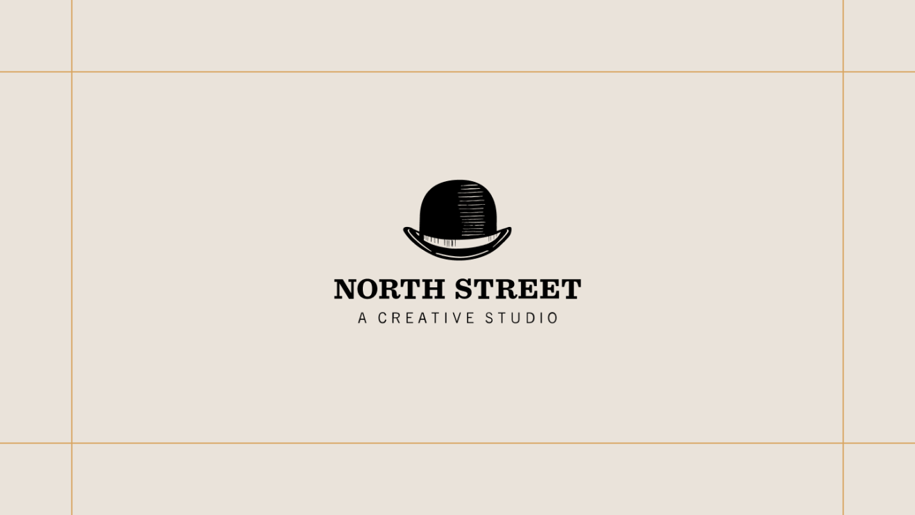 North Street logo on a cream background, framed by thin gold lines.