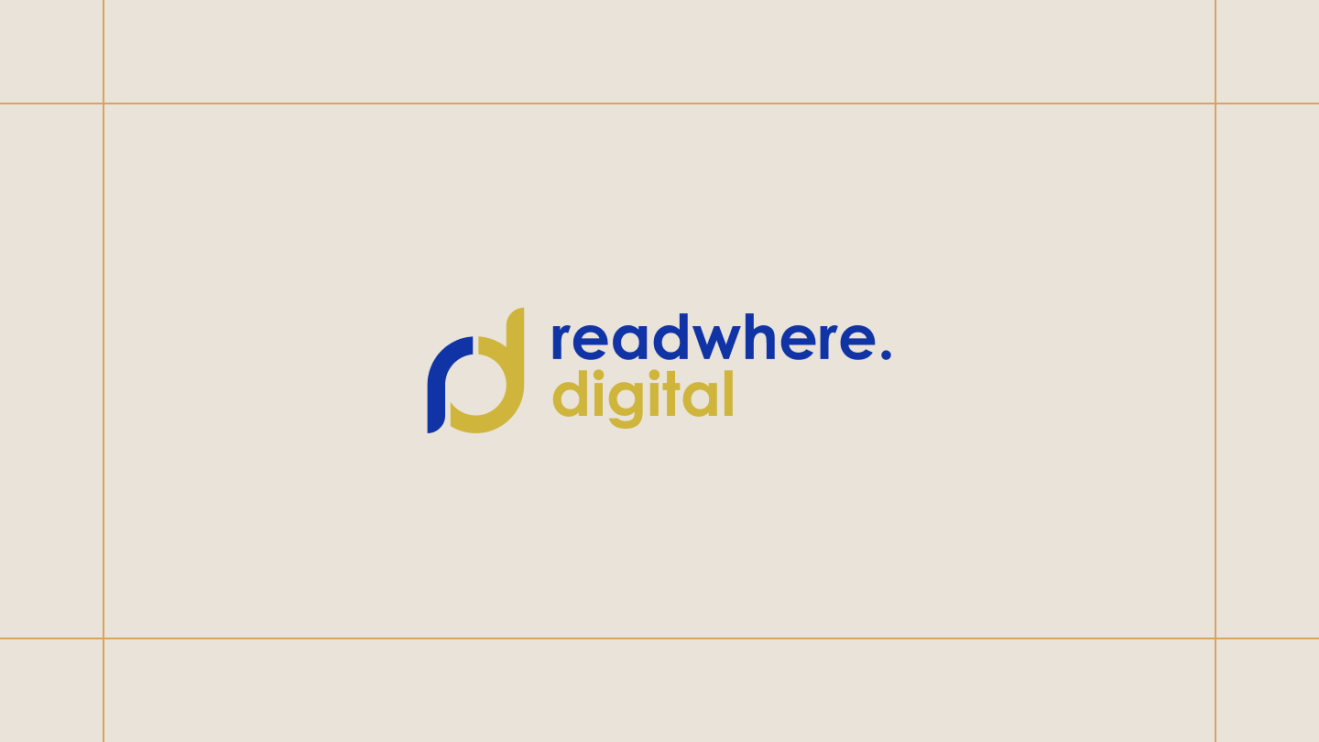 Readwhere logo on a cream background, framed by thin gold lines.