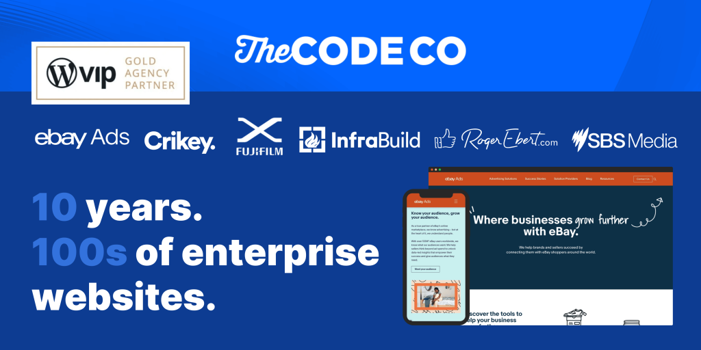 CODECO and partner logos, anniversary text, and website image highlighting digital solution experience and integration.