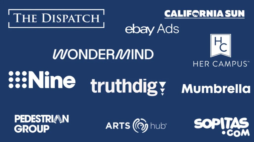 Media company logos representing digital solution integrations for content and publishing workflows.