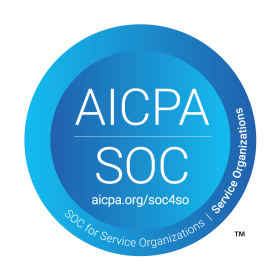 AICPA SOC security badge for digital solution compliance and audit integration.