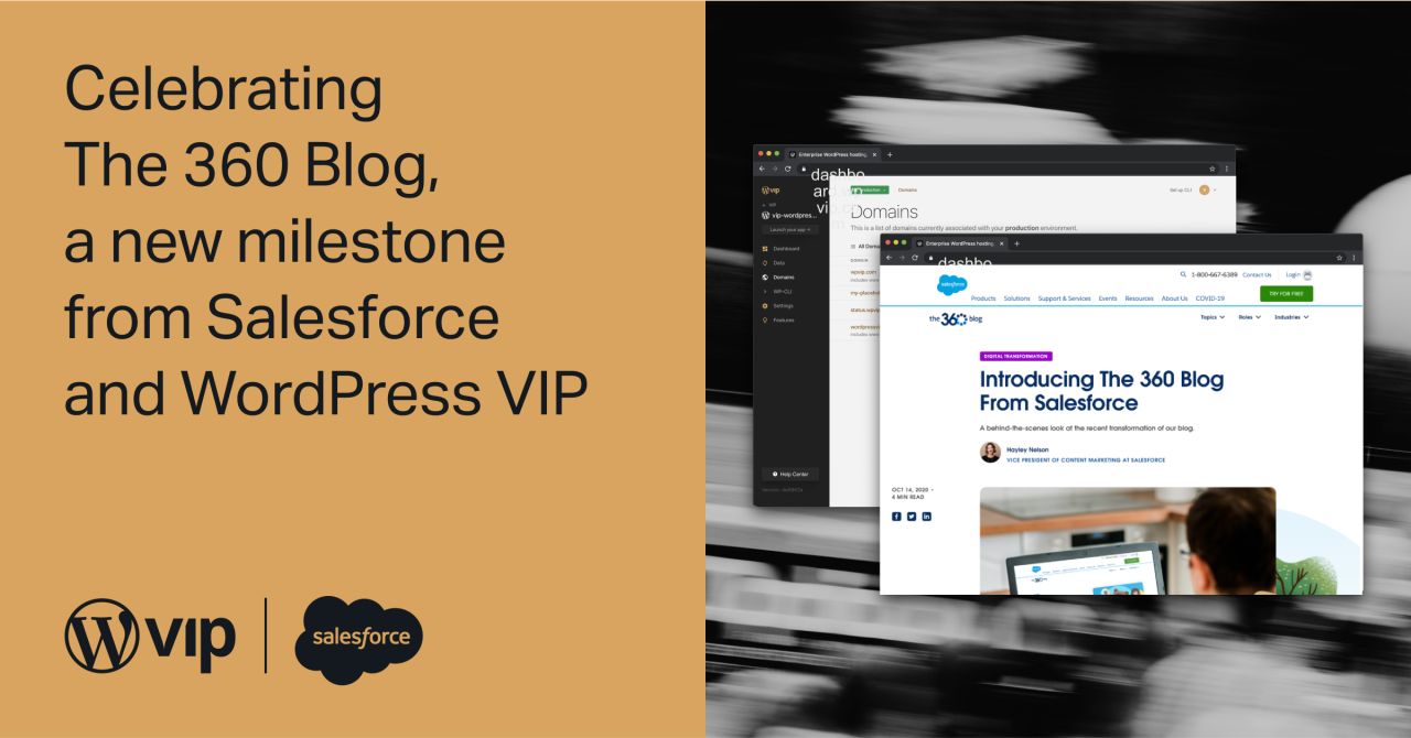 Celebrating The New Salesforce 360 Blog | WordPress VIP
