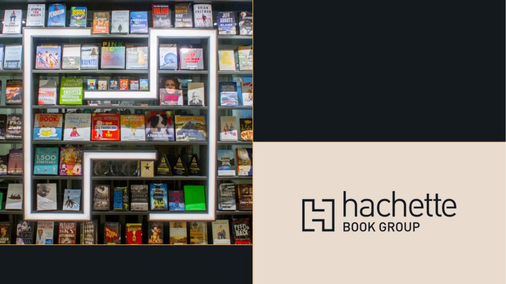 Bookshelf display featuring a variety of Hachette Book Group titles, highlighting the publisher’s diverse catalog. Image represents Hachette’s use of WordPress VIP to support scalable, content-rich publishing for a global readership.