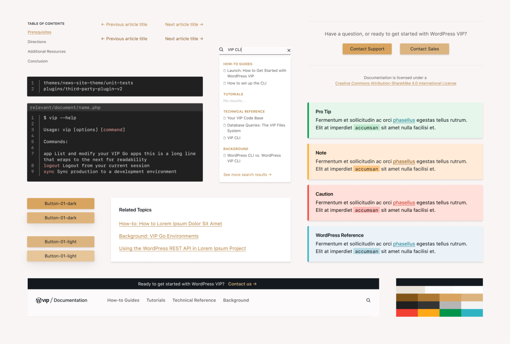 Image showing a page on Parse.ly analytics that has links, recommendations, and a code editor
