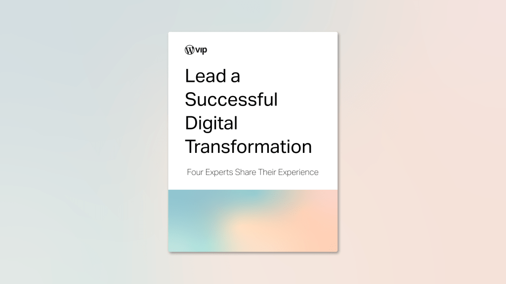Lead a Successful Digital Transformation