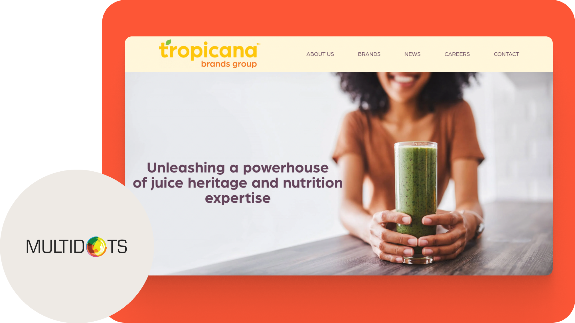 Multidots featured client work - Tropicana