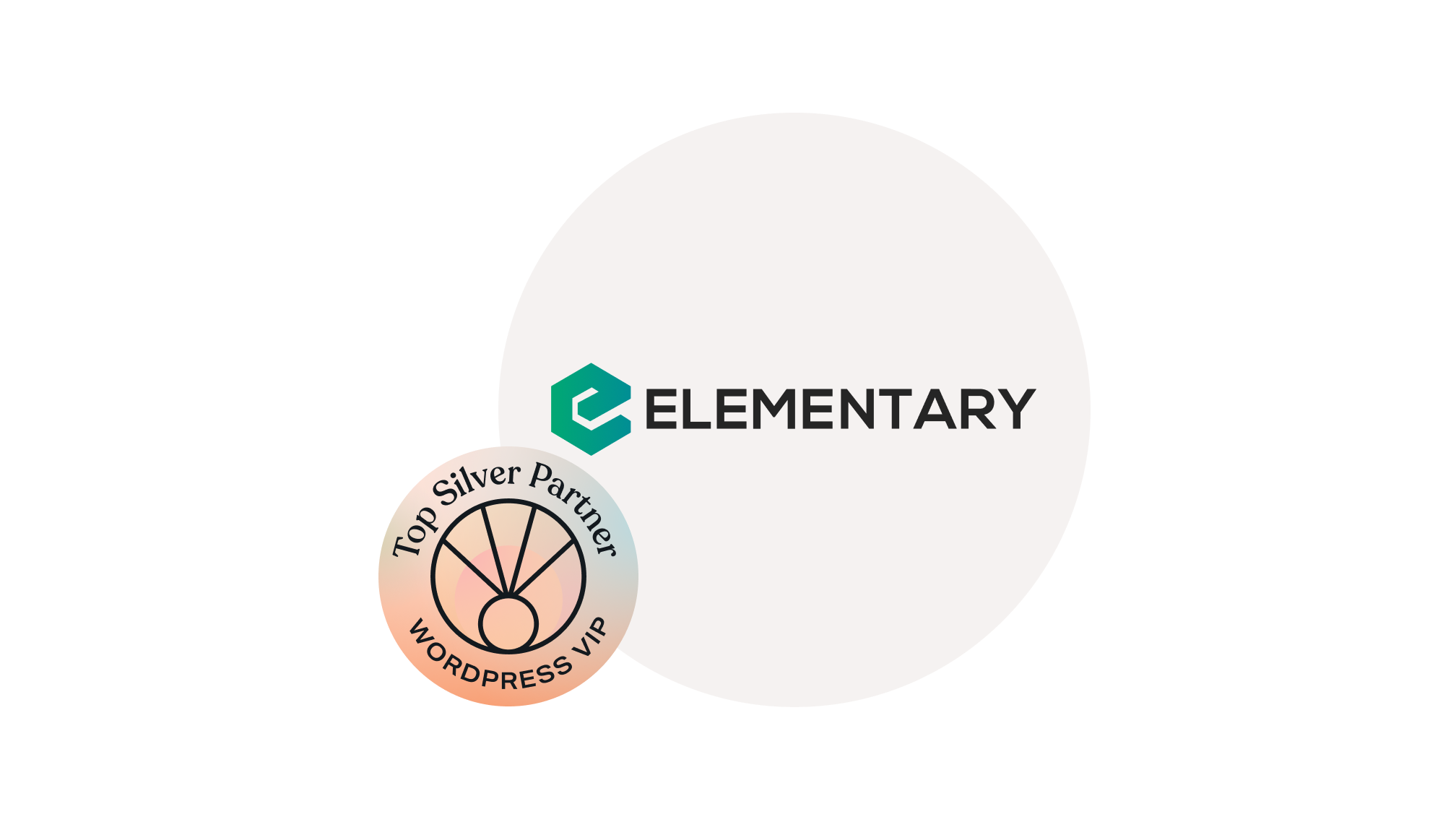 Elementary Digital logo with Top Silver Partner Award badge