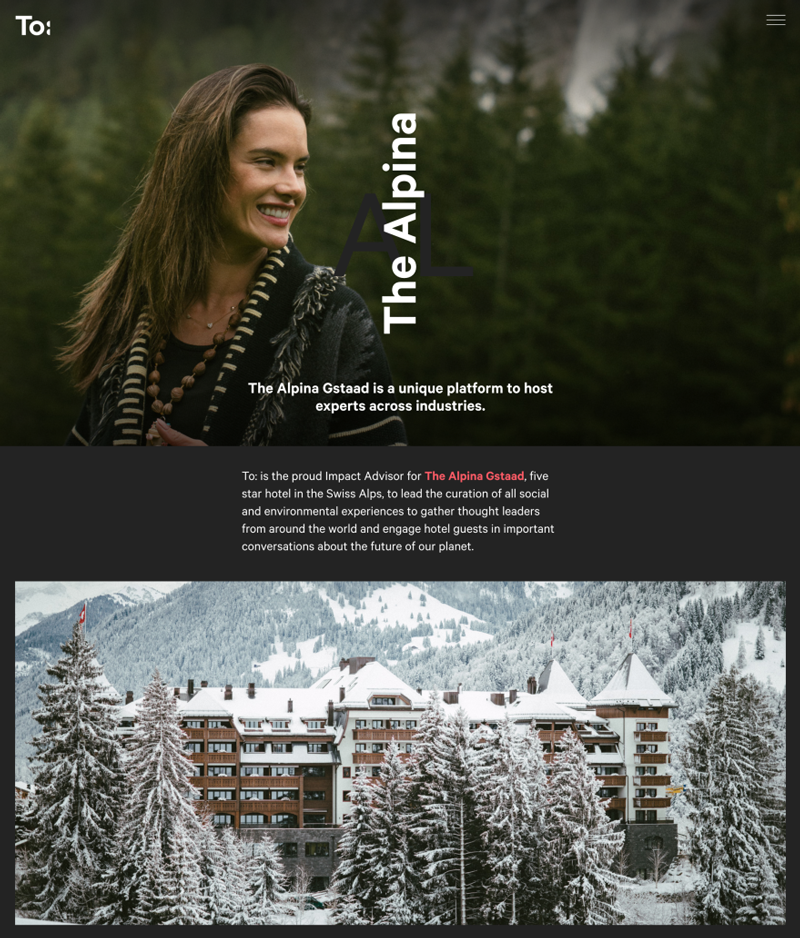VAST Portfolio - The Alpina Gstaad