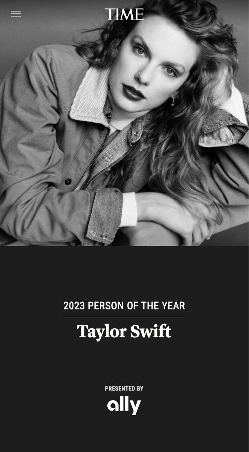 TIME person of the year Taylor Swift
