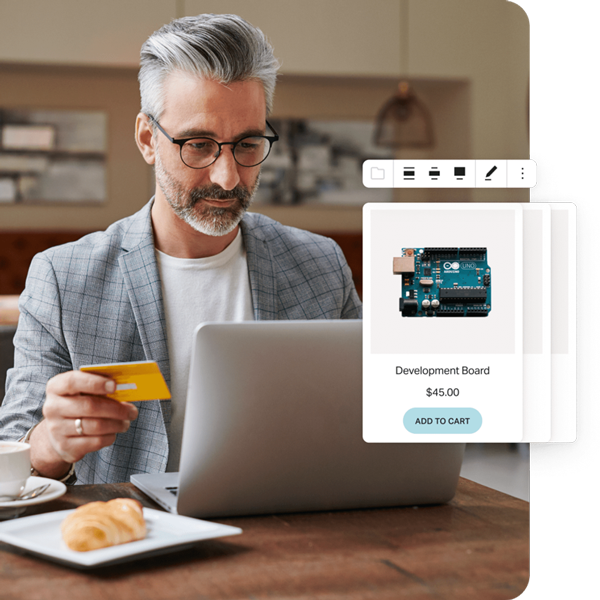 Man using the WordPress VIP interface