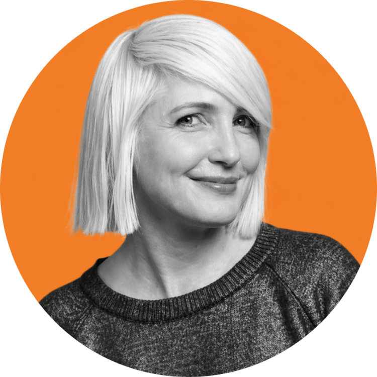 Headshot of Danielle Strle, CPO at The Onion